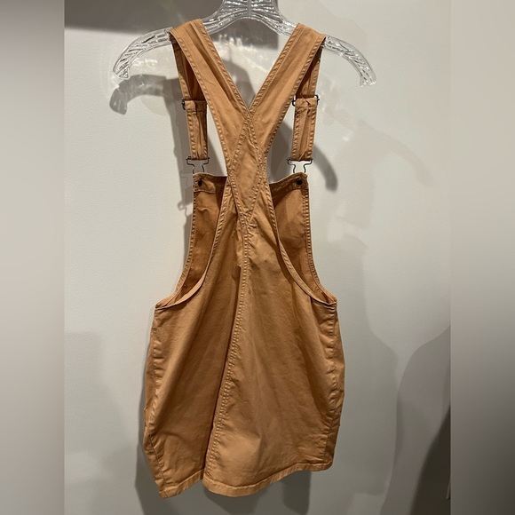 Garage Versatile Layering Camel/Tan Dress Overalls with Pockets Size S - Picture 5 of 11